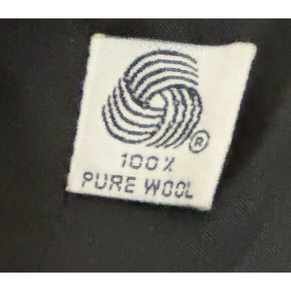 Rena Rowan For Saville Black Wool Velvet Collar Blazer, Size 4 - Picture 14 of 16